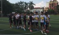 Khoa Cơ khí khai mạc giải bóng đá Nam sinh viên chào mừng ngày Nhà giáo Việt Nam 20-11