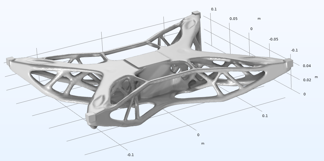 Hình 5. Tối ưu hóa kết khung UAV